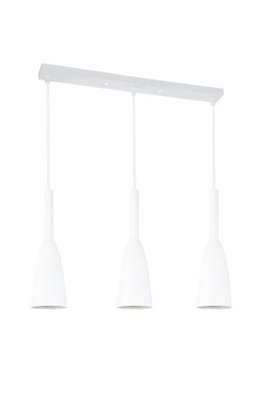 Solin 3 lampa wisząca linia biała LP-181/3L WH