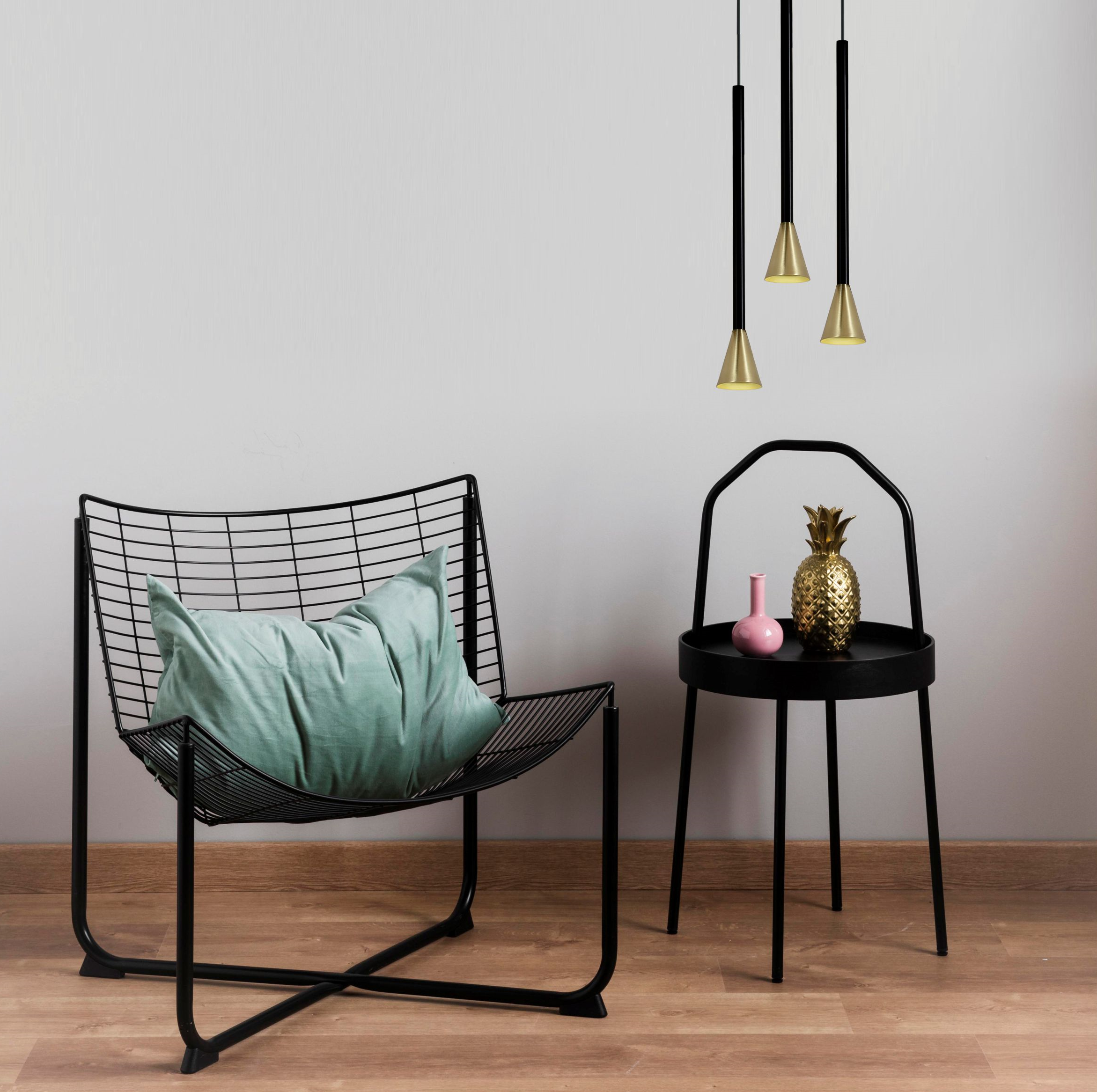 Arizona Lampa Wisząca Czarny/Zloty Lp-074/1P Bk/Gd zdjęcie nr 2