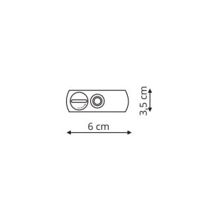 Adapter do lamp wiszących do szynoprzewodów 1F czarny LP-A340S BK