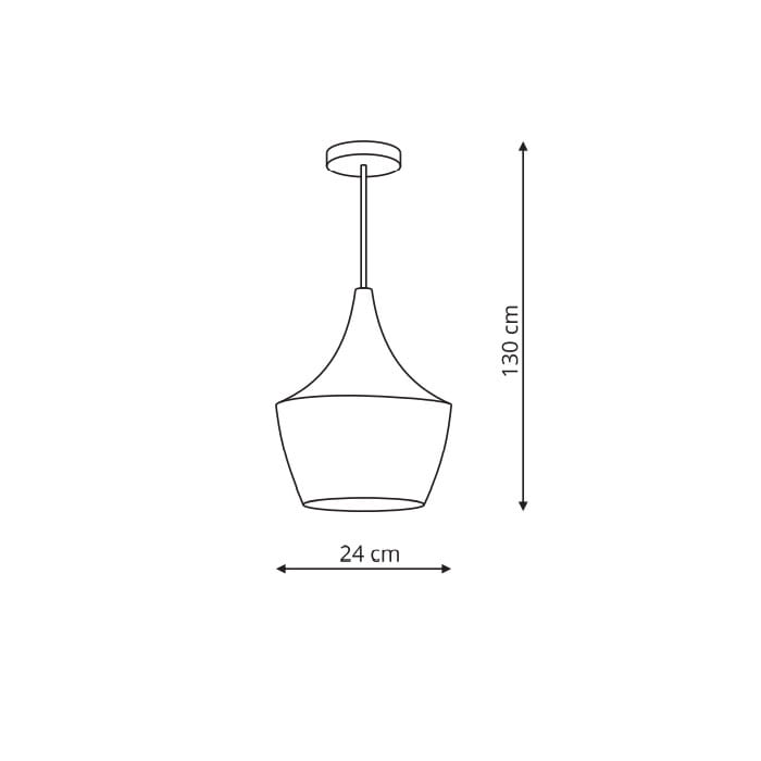 Caselle Lampa Wisząca Czarny Lp-42013/1P zdjęcie nr 3