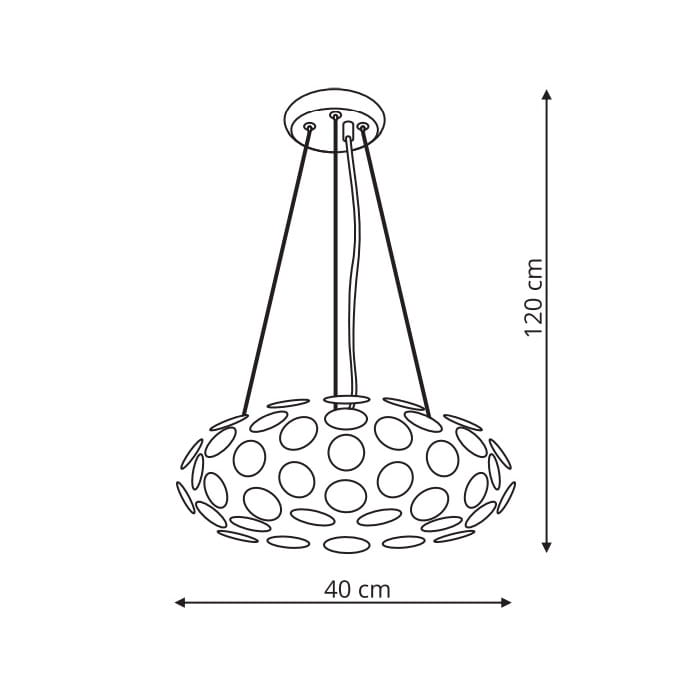 Ferrara Lampa Wisząca Lp-17060/3P zdjęcie nr 4