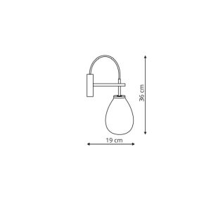 Fondi kinkiet LP-1214/1W