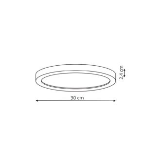 Loria 1 oprawa natynkowa LP-2526/1C-30 WH