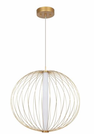 Treviso lampa wisząca duża złota 3000K LP-798/1P L3 GD