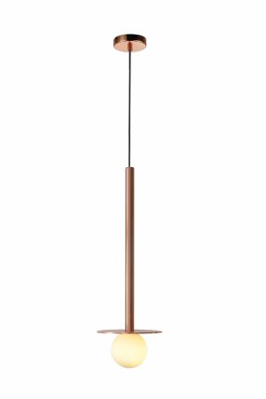 Bolita duża lampa wisząca różowe złoto LP-048/1PL GR