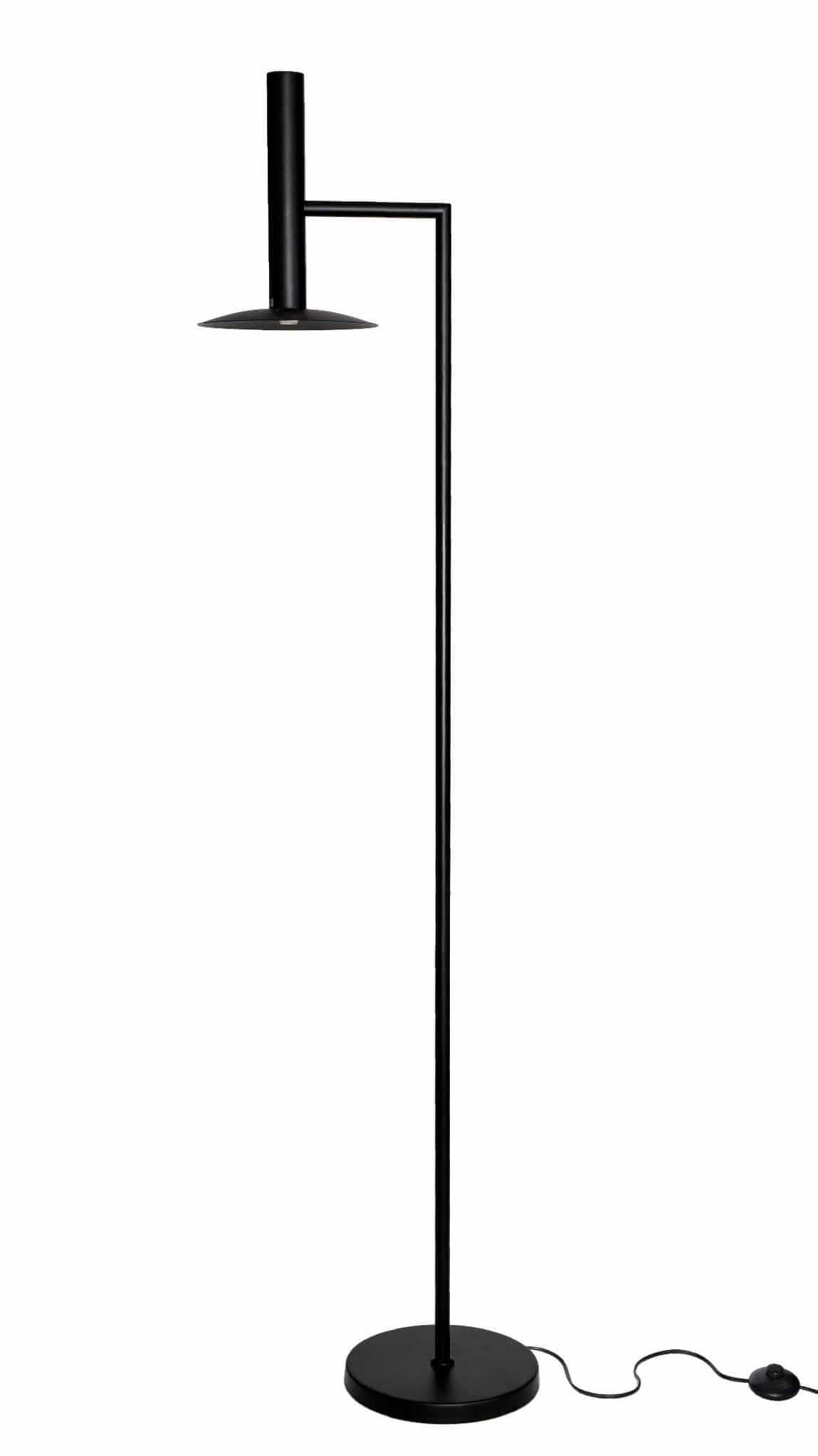 Hat Lampa Podłogowa Czarna Lp-1661/1F Bk zdjęcie nr 1