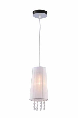 Lukka 1 lampa wisząca biała LP-40872/1P WH