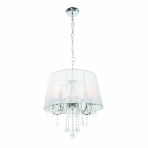 Mona 5 lampa wisząca srebrna LP-5005/5P