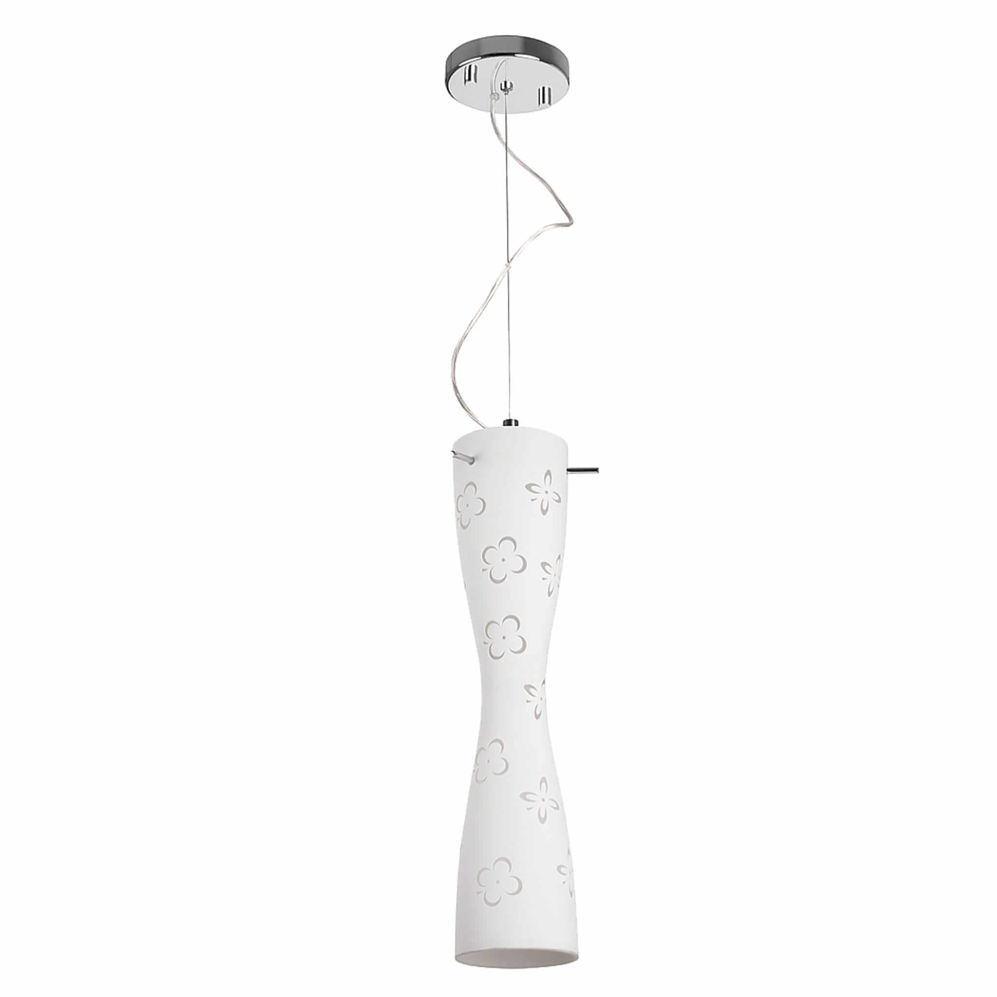 Flora Lampa Wisząca Biała P-611S-2Ch-W zdjęcie nr 1