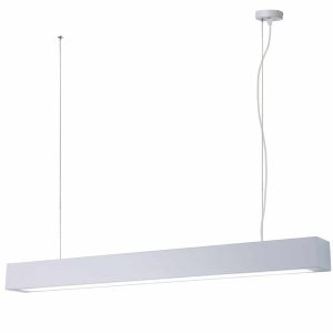 Ibros lampa wisząc biała duża 24W 4000K IP20 LP-7001/1P 20 WH-93 24/4