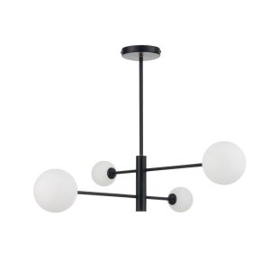 Dorado 4 lampa wisząca czarna LP-002/4P BK