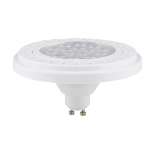 Żarówka ES111 GU10 biała LED 9W 4000K plastik