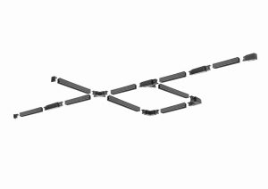 Łącznik X 3F czarny LP-554/3F BK