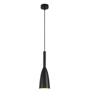 Solin lampa wisząca czarna LP-181/1P BK