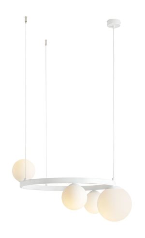 LAMPA WISZĄCA DARGA 4 RING WHITE