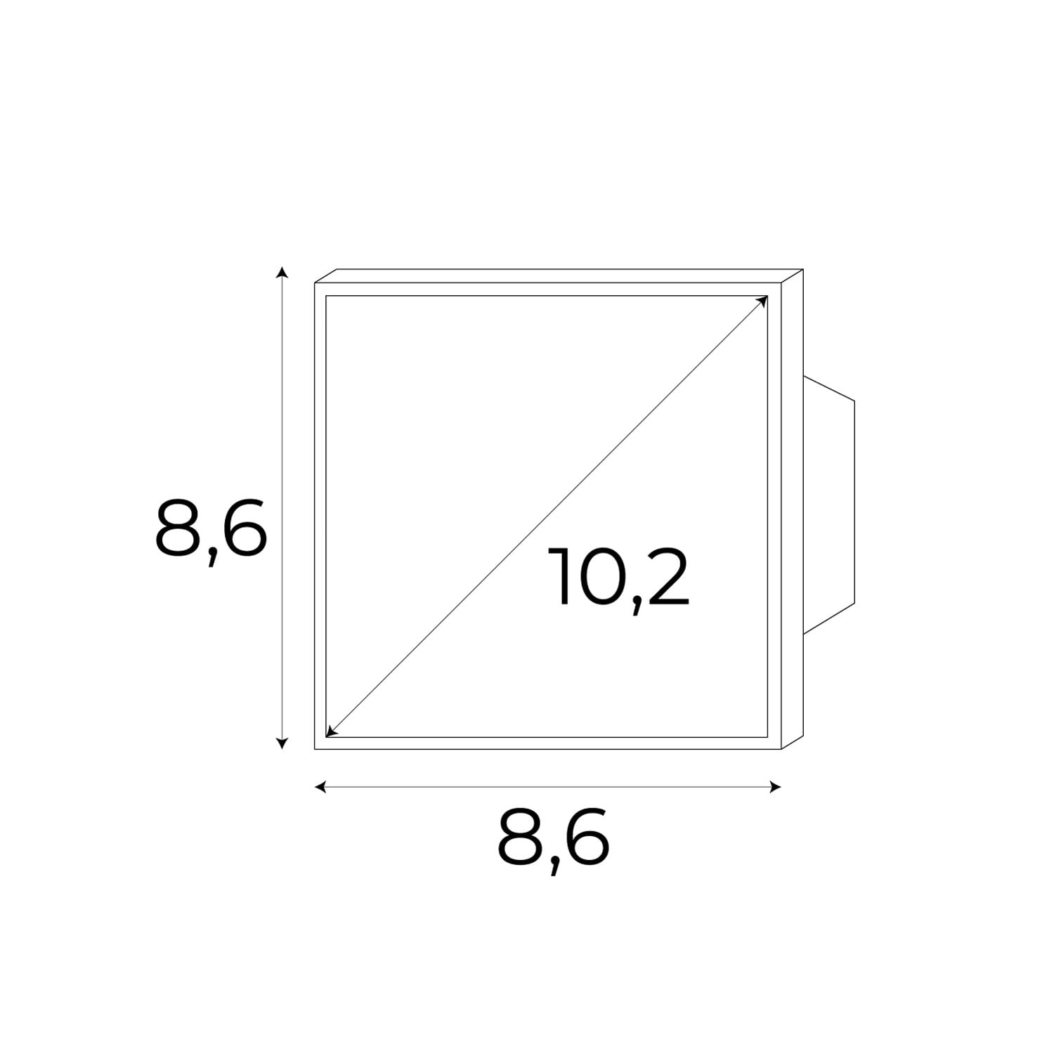 Panel kontrolny ZIGBEE/TUYA Magnetic