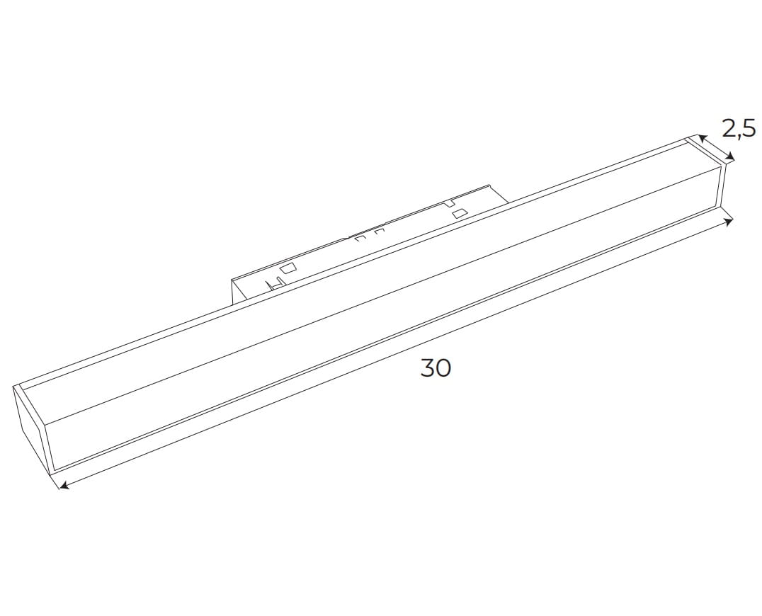 Lampa Magnetyczna Liniowa System On/off