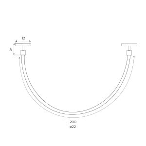 Lampa Magnetyczna Biała System Zigbee 20W 1404LM 2700/5000K