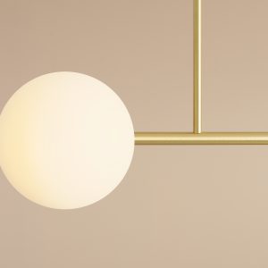 PLAFON DIONE 4 BRASS