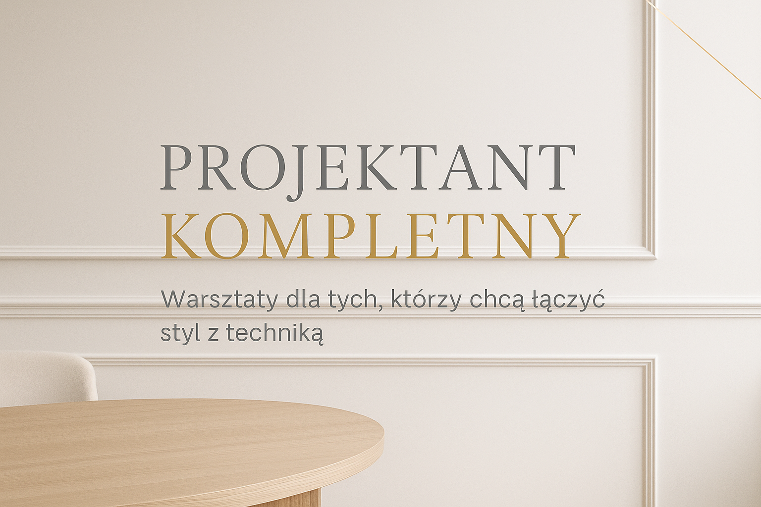 PREMIERA | PROJEKTOWANIE WNĘTRZ Z GŁOWĄ | JEDNODNIOWE TECHNICZNE SZKOLENIE ONLINE