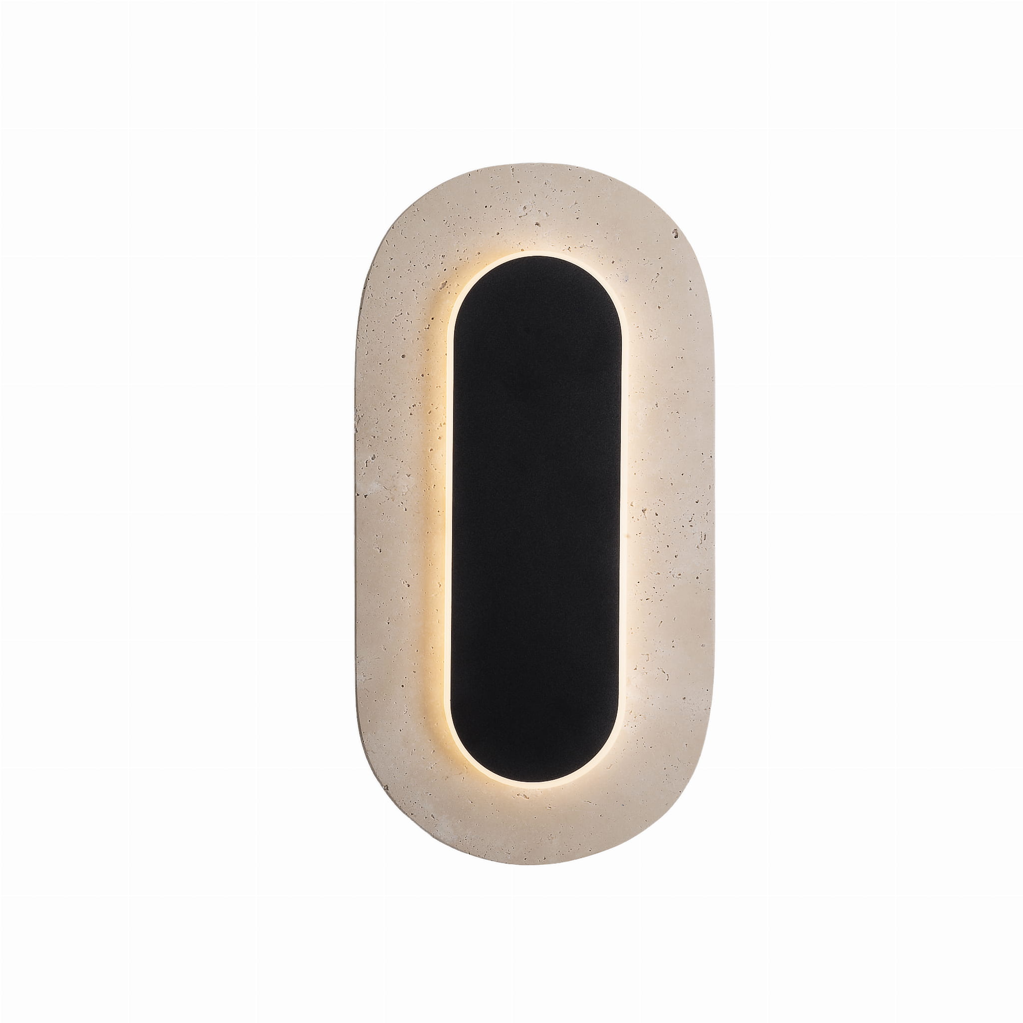 Kinkiet Travertino Oval 10w