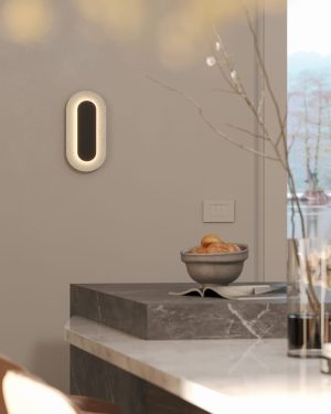 Kinkiet Travertino Oval 10w
