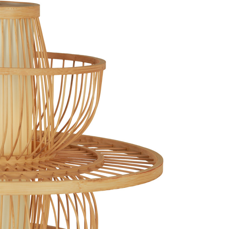 Rattanowa lampa wisząca Estral naturalna 1xE27