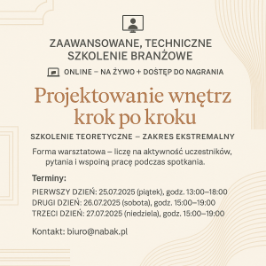 LAST MINUTE| TRZYDNIOWE TECHNICZNE / TEORETYCZNE SZKOLENIE ONLINE LIVE LIPIEC