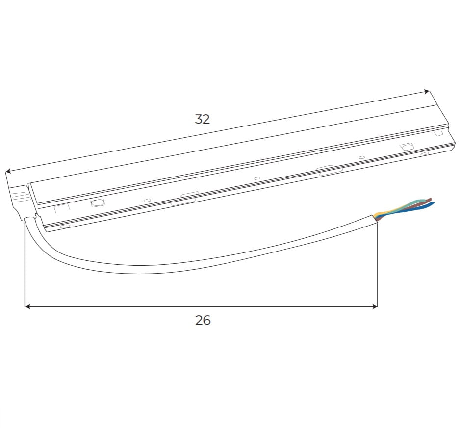 MA0004 Zasilacz wewnętrzny 100W do szyn magnetycznych