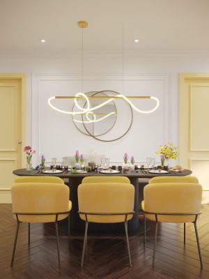 Lampa Wisząca Laguna Złota