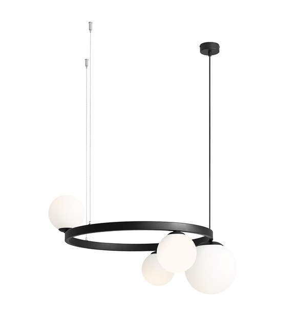 LAMPA WISZĄCA DARGA 4 RING BLACK LAMPA WISZĄCA DARGA 4 RING BLACK