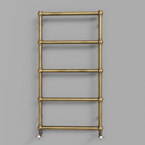 Grzejnik Imers Awena stary mosiądz + komplet