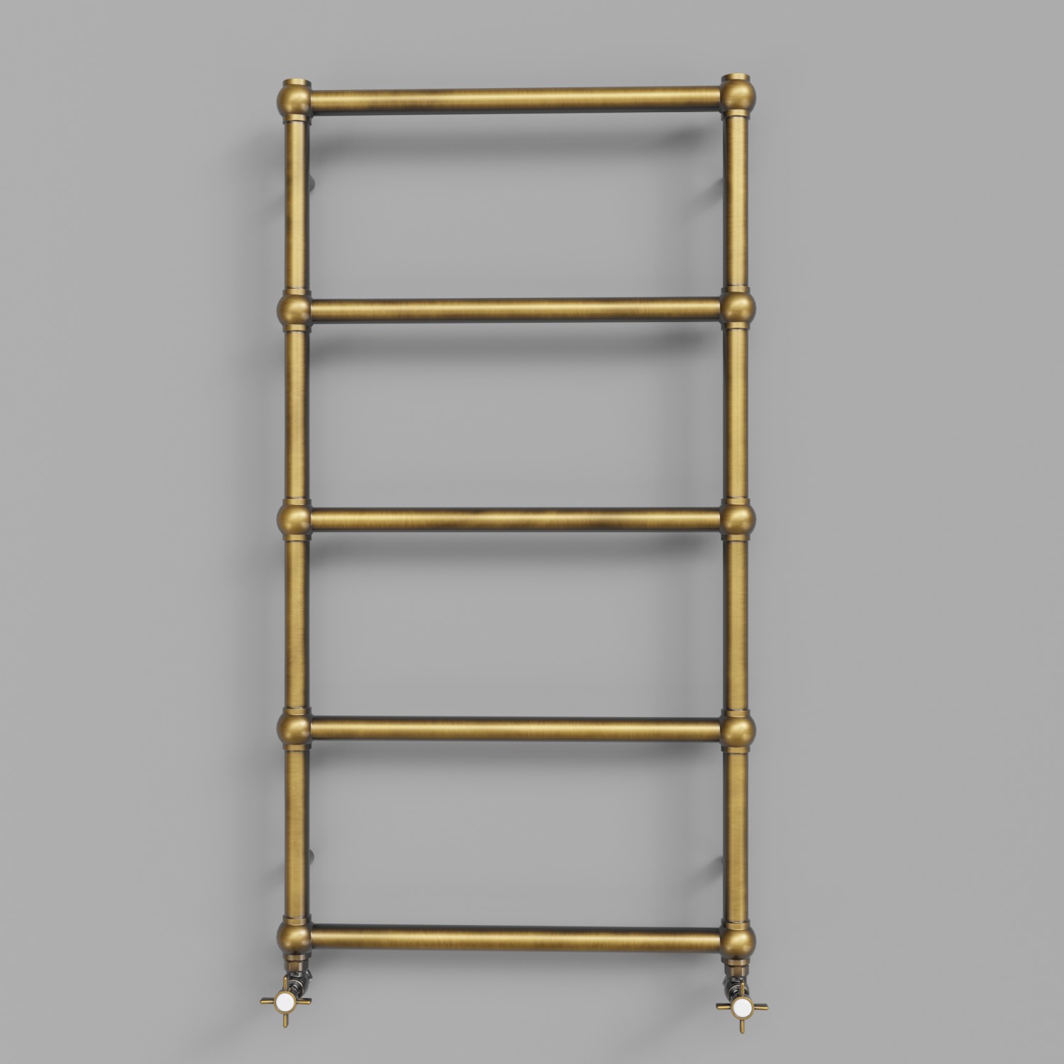 Grzejnik Imers Awena stary mosiądz + komplet