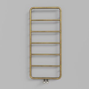 Grzejnik ART stary mosiądz + komplet