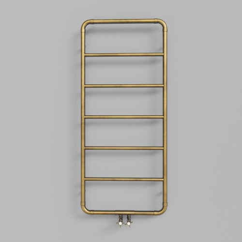 Grzejnik ART stary mosiądz + komplet