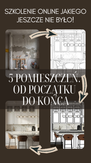 NOWOŚĆ - PROJEKT CAŁEGO MIESZKANIA SZKOLENIE OD PODSTAW 60 GODZIN