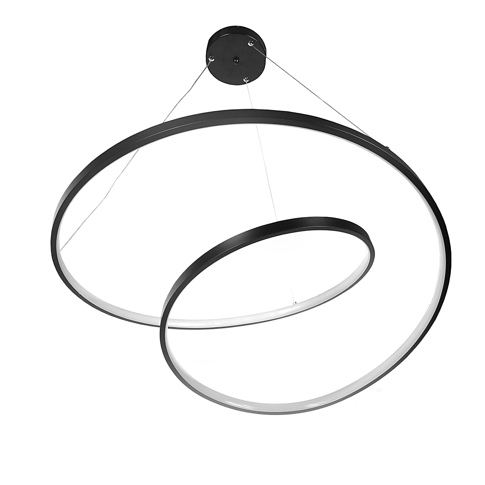 Lampa wisząca led 60w czarna DL-J06 + Pilot MONA Lampa wisząca led 60w czarna DL-J06 + Pilot MONA