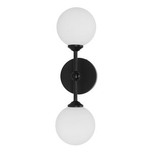 Kinkiet Ścienny AM205 2xG9 Czarny GARDA