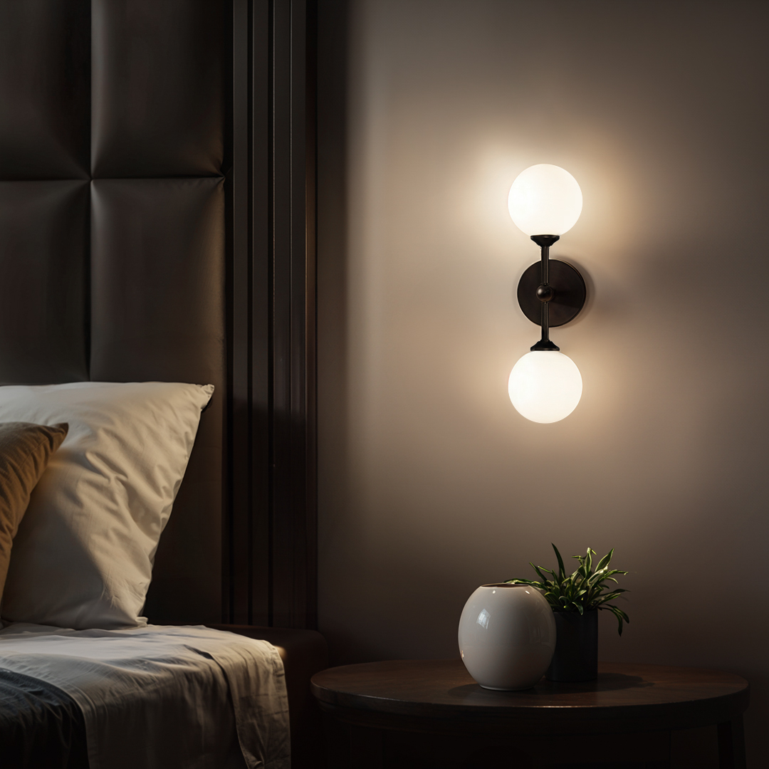 Kinkiet Ścienny AM205 2xG9 Czarny GARDA Kinkiet Ścienny AM205 2xG9 Czarny GARDA