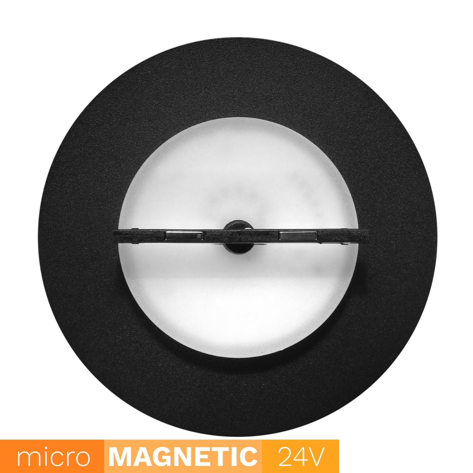 Kinkiet indirect okrągły do szyn magnetycznych UN5-YSBD Micro Magnetic 9W 3000K czarny Kinkiet indirect okrągły do szyn magnetycznych UN5-YSBD Micro Magnetic 9W 3000K czarny