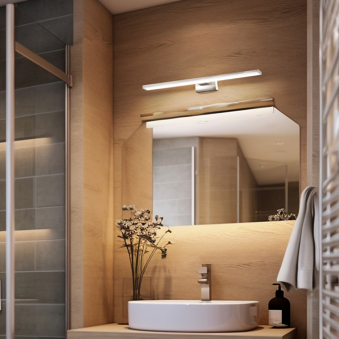 Kinkiet łazienkowy Slim chrom 53 cm 12W 4000K UNO-BH-001 Kinkiet łazienkowy Slim chrom 53 cm 12W 4000K UNO-BH-001