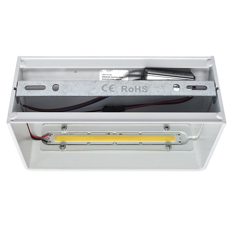 Kinkiet ścienny biały 9w A6005-3B 4000K