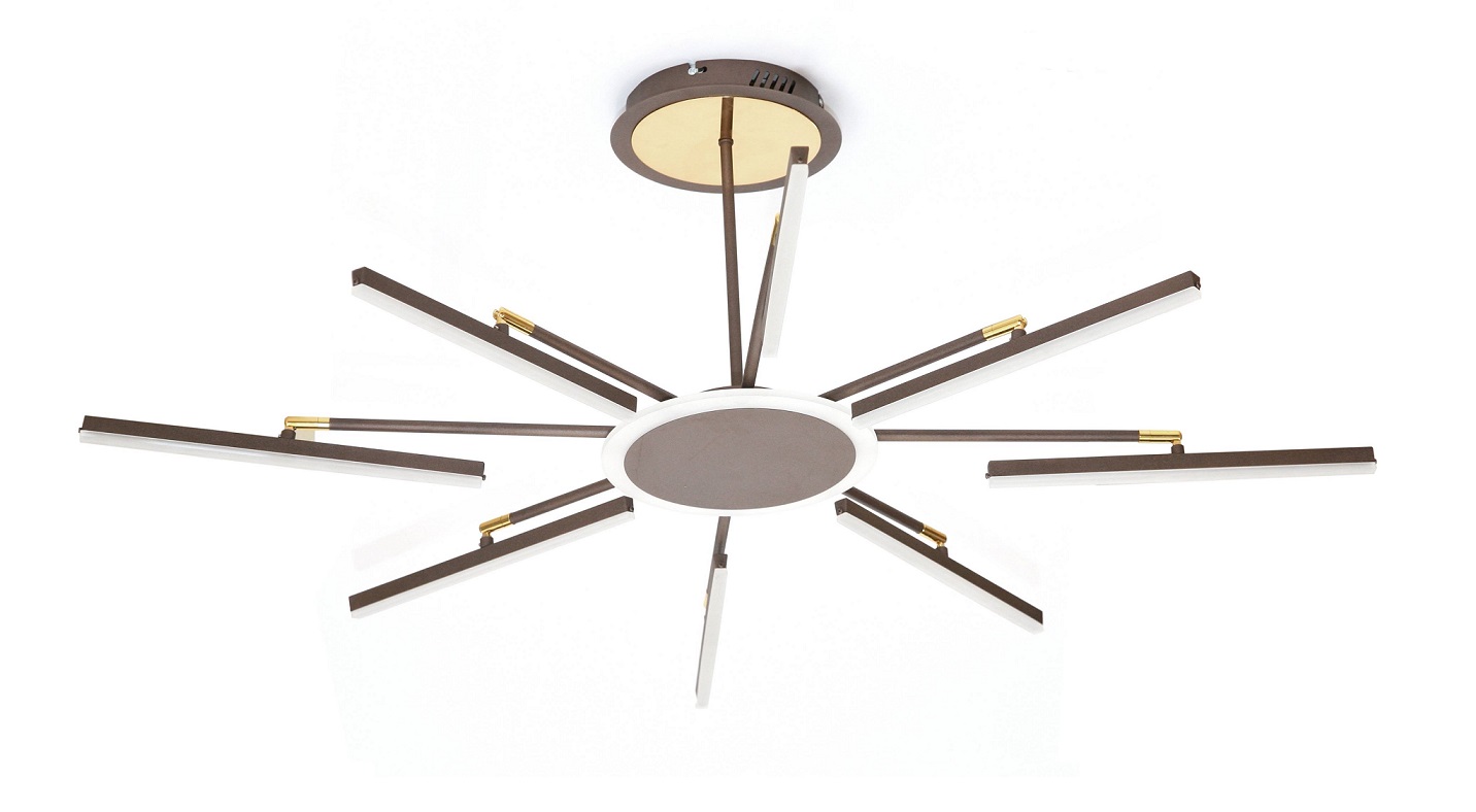 LAMPA DEKORACYJNA SUFIT 38W + PILOT - BRĄZ - ZŁOTO DL-F07 FARO LAMPA DEKORACYJNA SUFIT 38W + PILOT - BRĄZ - ZŁOTO DL-F07 FARO