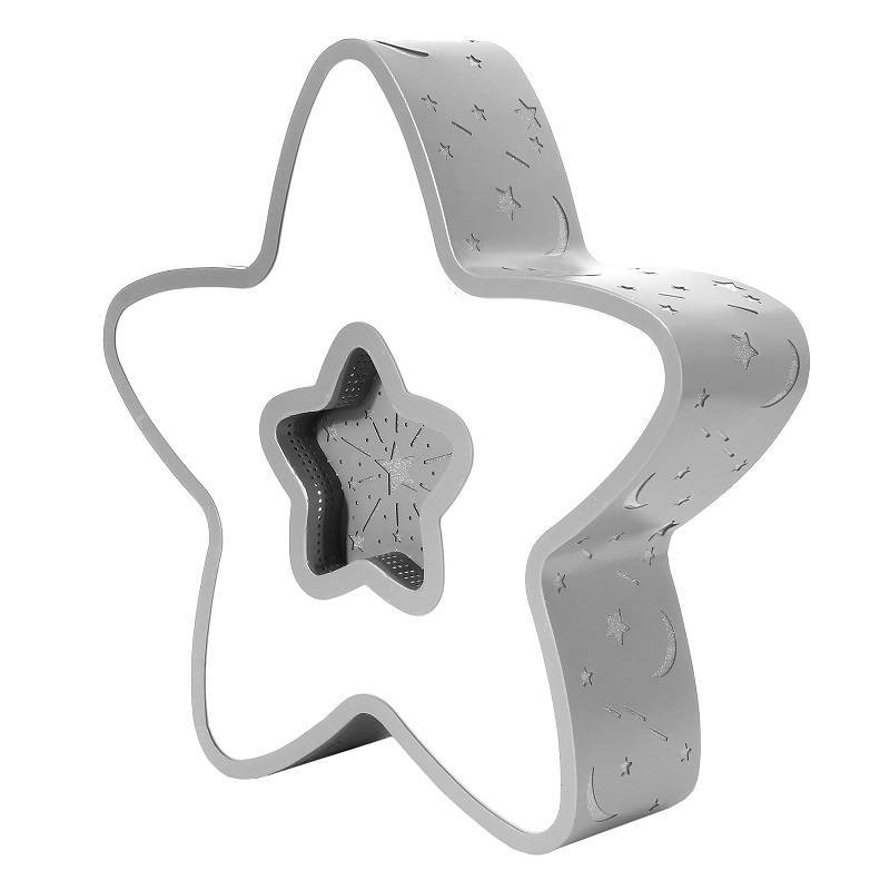 LAMPA DZIECIĘCA LED SUFIT SZARA GWIAZDKA 28W + PILOT LAMPA DZIECIĘCA LED SUFIT SZARA GWIAZDKA 28W + PILOT
