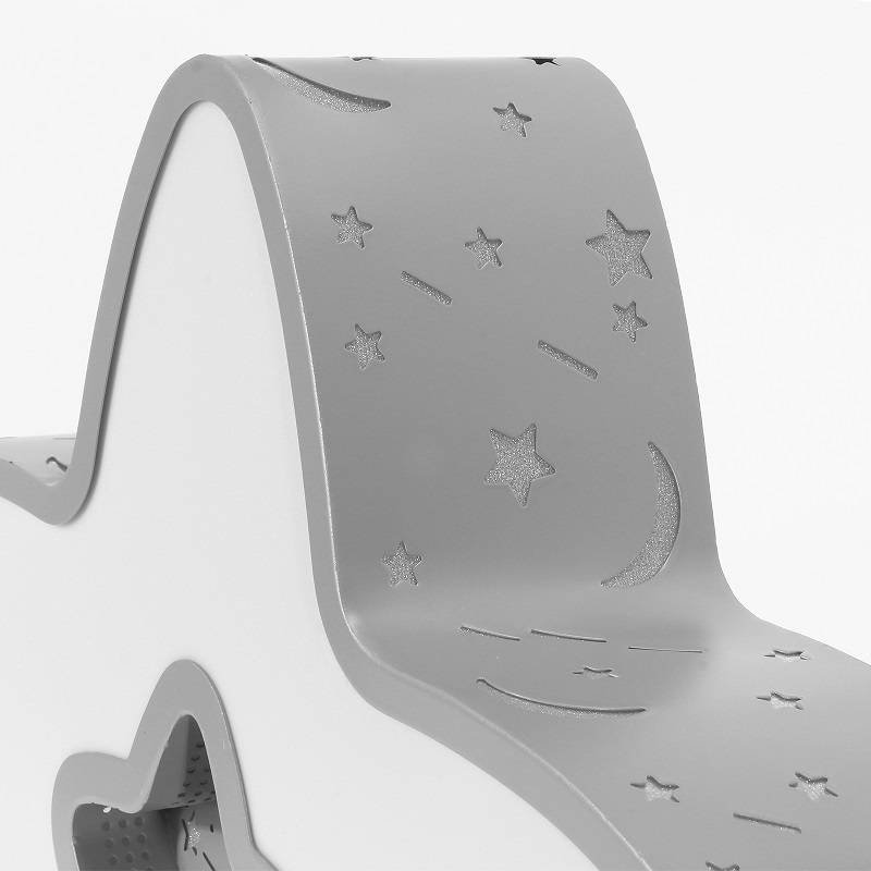 LAMPA DZIECIĘCA LED SUFIT SZARA GWIAZDKA 28W + PILOT LAMPA DZIECIĘCA LED SUFIT SZARA GWIAZDKA 28W + PILOT