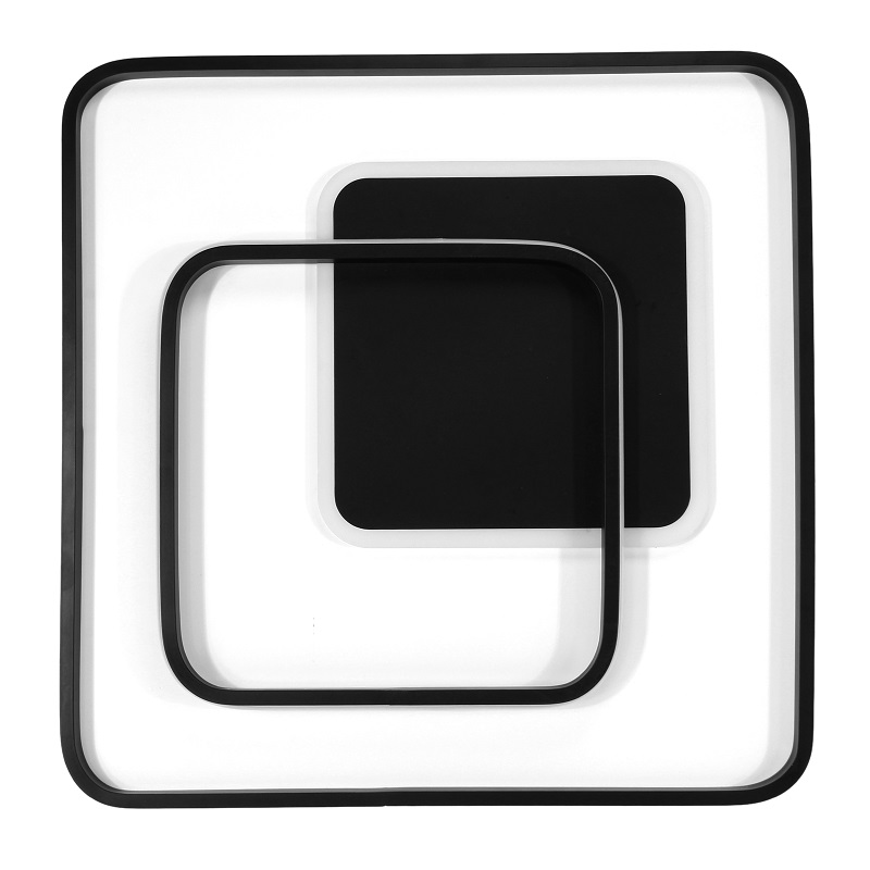 LAMPA SUFITOWA PLAFON LED LINIE I KWADRATY 88W + PILOT DL-G04 QUADRA