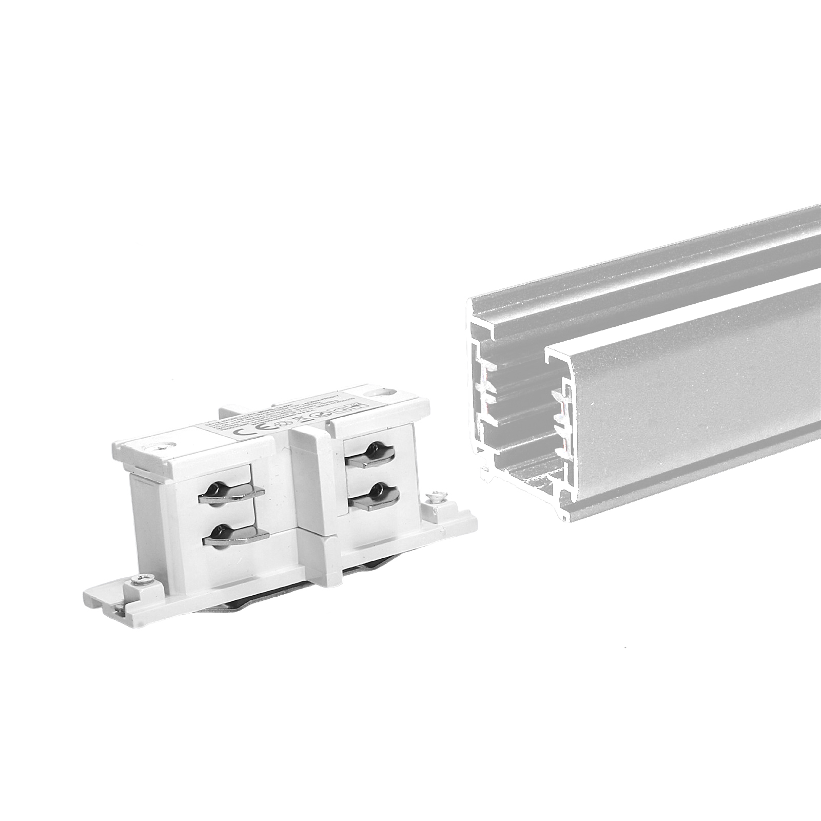 Łacznik prosty Track System LL-DX1 biały