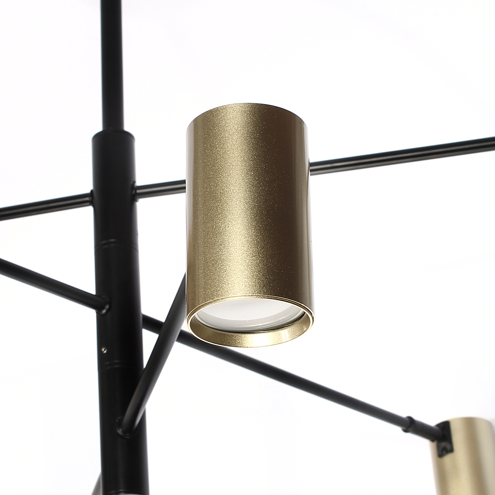 Lampa 6 x spot GU10 DD-40 czarno-złota SIENA Lampa 6 x spot GU10 DD-40 czarno-złota SIENA