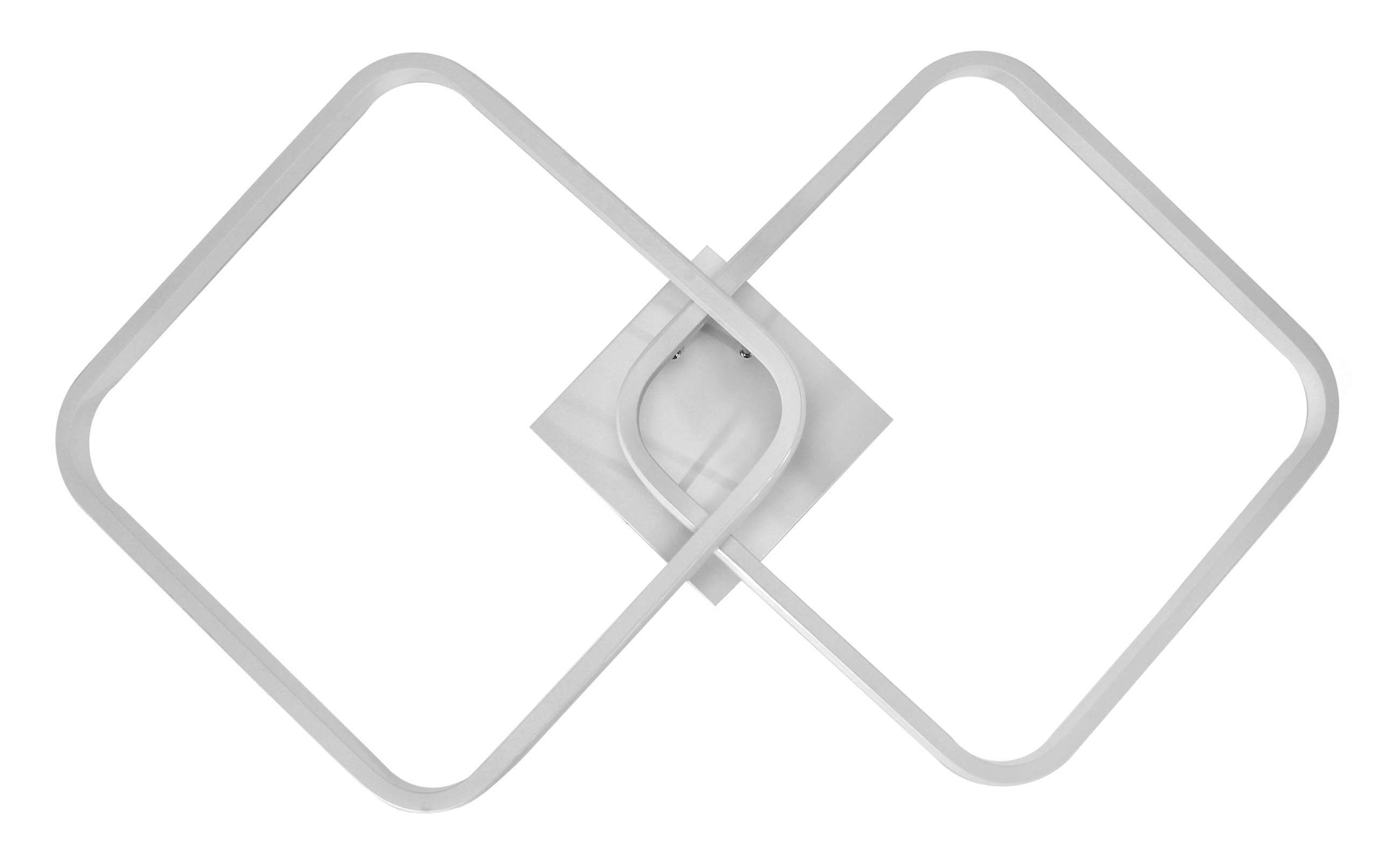 Lampa Dekoracyjna 2 kwadraty 52W Biała + Pilot IMOLA Lampa Dekoracyjna 2 kwadraty 52W Biała + Pilot IMOLA