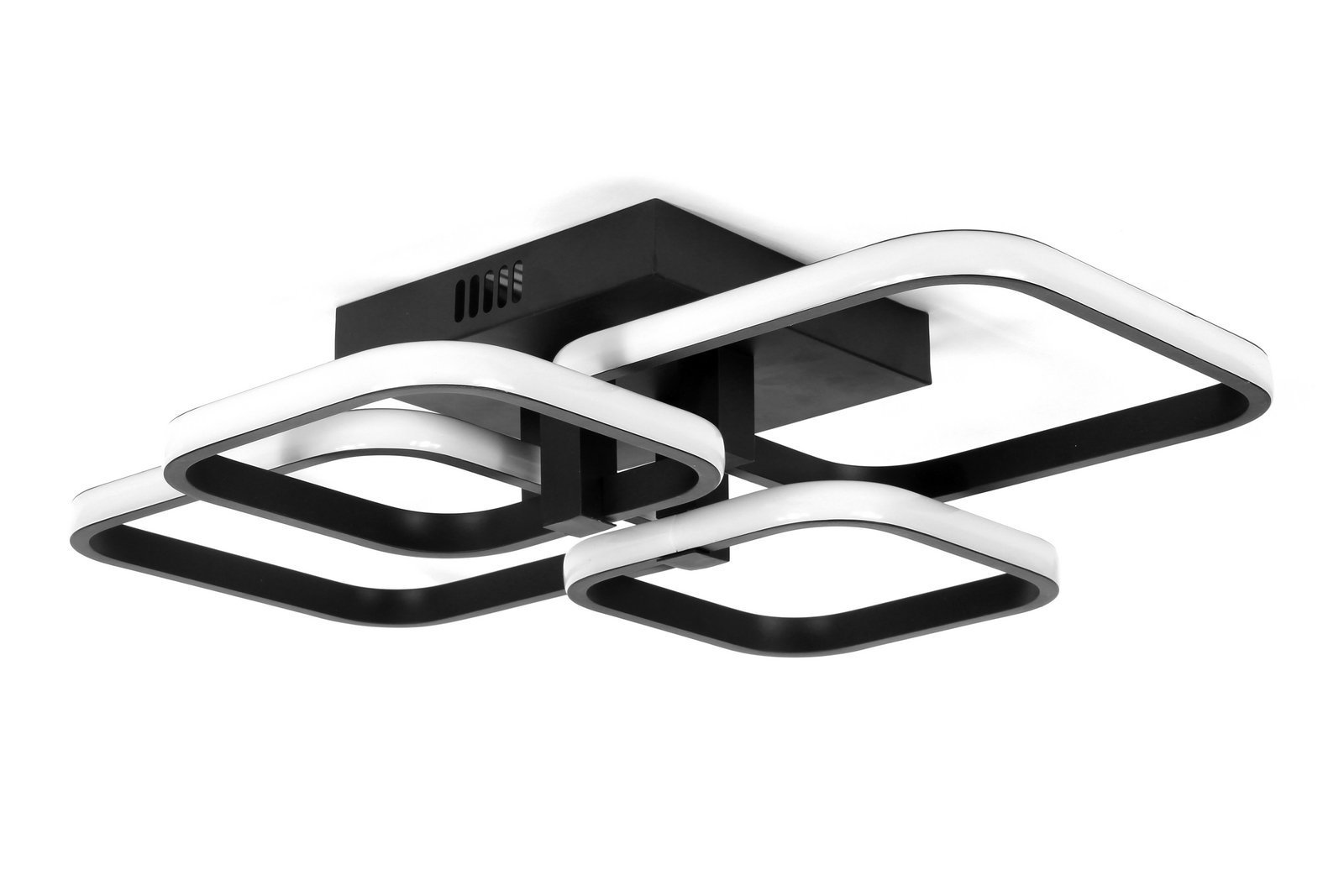 Lampa Dekoracyjna 72W Czarna 4 Kwadraty + pilot DL-C02 QUATRO Lampa Dekoracyjna 72W Czarna 4 Kwadraty + pilot DL-C02 QUATRO